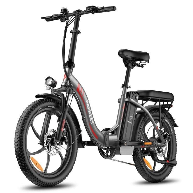 Bicicleta eletrica Fafrees F20 250W 36V 18Ah Pneus fat 20x3 Cinza