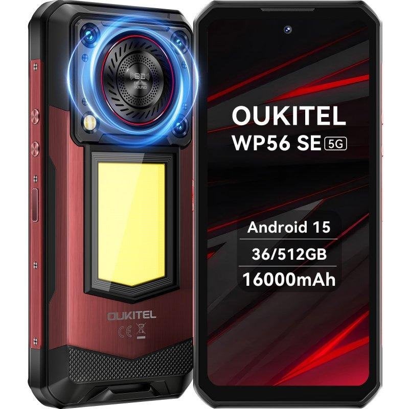 Oukitel WP56 5G 12GB Rojo 512GB 6,8" Batería potente