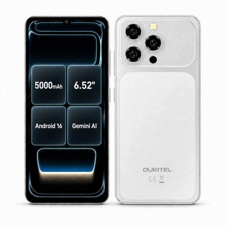 Oukitel C17 4G 4GB 64GB 6,52" Prata Dual SIM