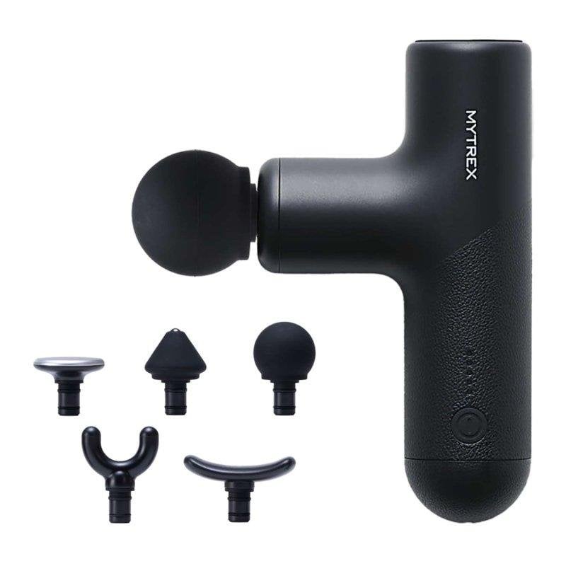 Pistola de masaje corporal Mytrex Rebive Air Mini Negra 5 niveles de vibración