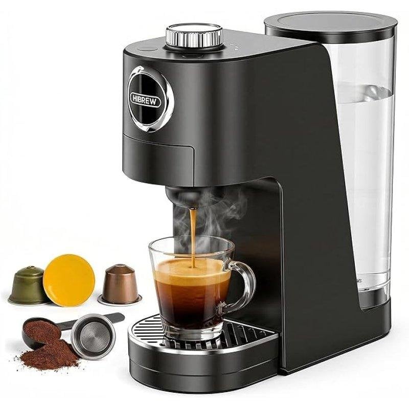 Cafetière à capsules Hibrew H3C 1,4L 20 Bars 1350W 7 niveaux réglables