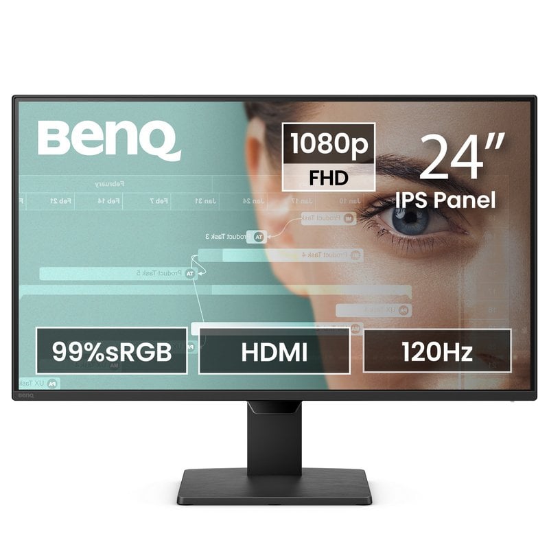 Monitor BenQ GW2490P 24" Full HD 120Hz IPS Flicker Free Altifalantes