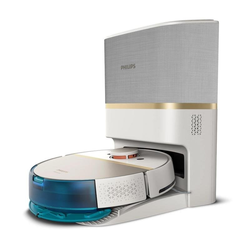 Aspirateur Robot et Laveur Philips 7000 series HomeRun Aqua XU7100/02 avec vidage automatique Navigation laser 5.000 Pa