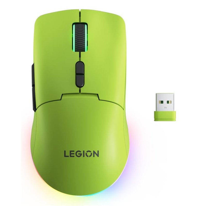 Ratón Lenovo Legion M220 Ambidextro RF Bluetooth USB C 5000 DPI Verde