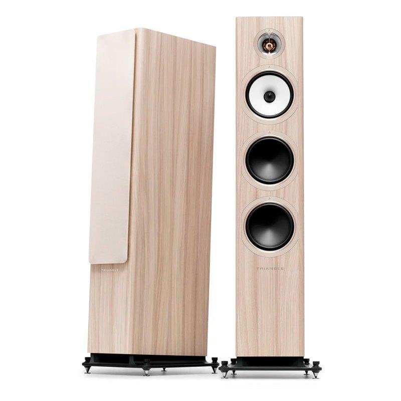 Altavoces Triangle de suelo 130W con tweeter de bocina y bi-amplificación