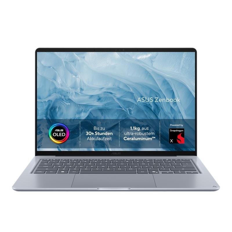 Laptop ASUS Zenbook 14 UX3480QA 14" Snapdragon X1-26-100 16GB 512GB SSD Adreno GPU Windows 11