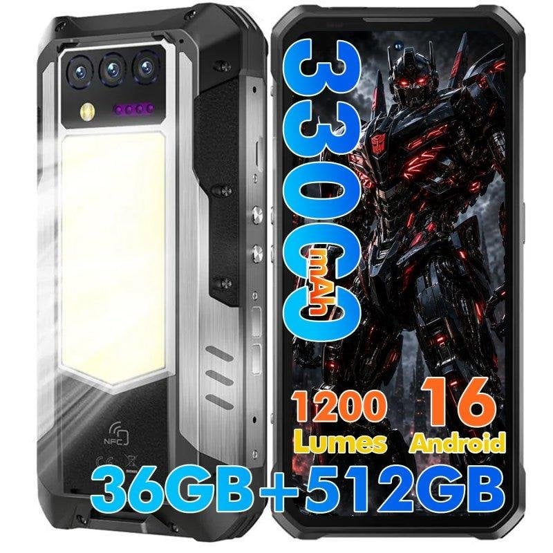 Oukitel WP100 Plus 4G 12GB 512GB 6.8" Naranja