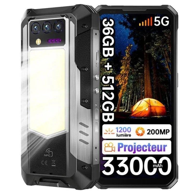 Oukitel WP100 Titan 5G 12GB 512GB Schwarz 6,8" IP68