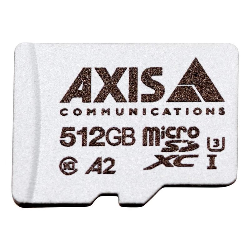 Tarjeta MicroSDXC Axis Surveillance Card 512 GB Clase 10 U3 Plata