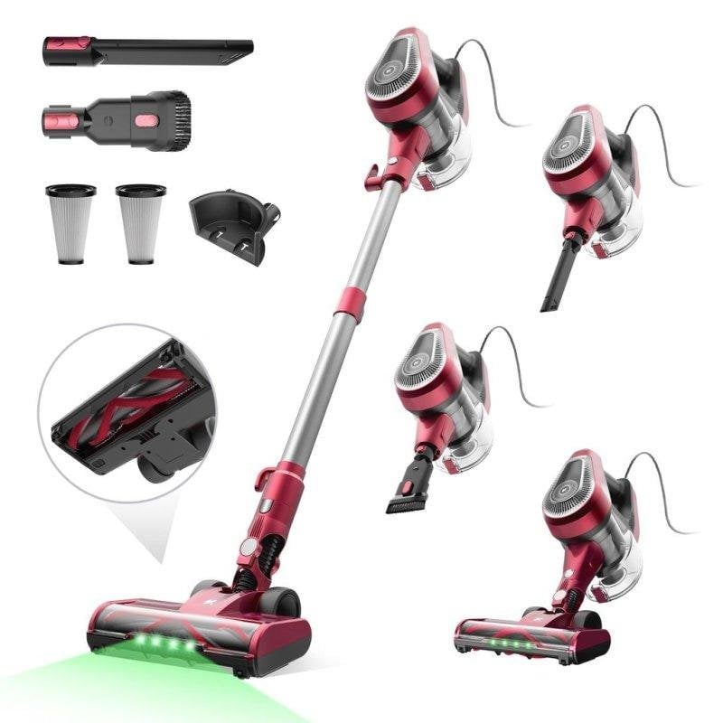 Aspiradora con Cable Vactidy C8 600W 60 kPa 1,5L Antienredos Mascotas