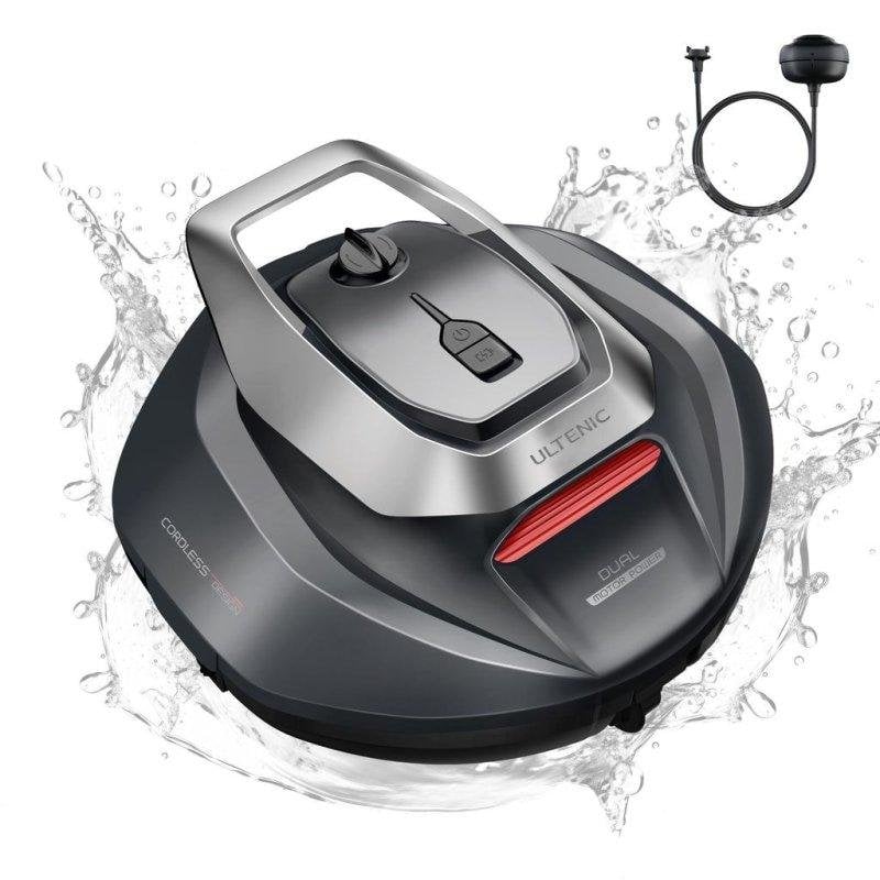Robot de Piscina Inalámbrico Ultenic Pooleco 5200mAh 90 Min Depósito 2.5L