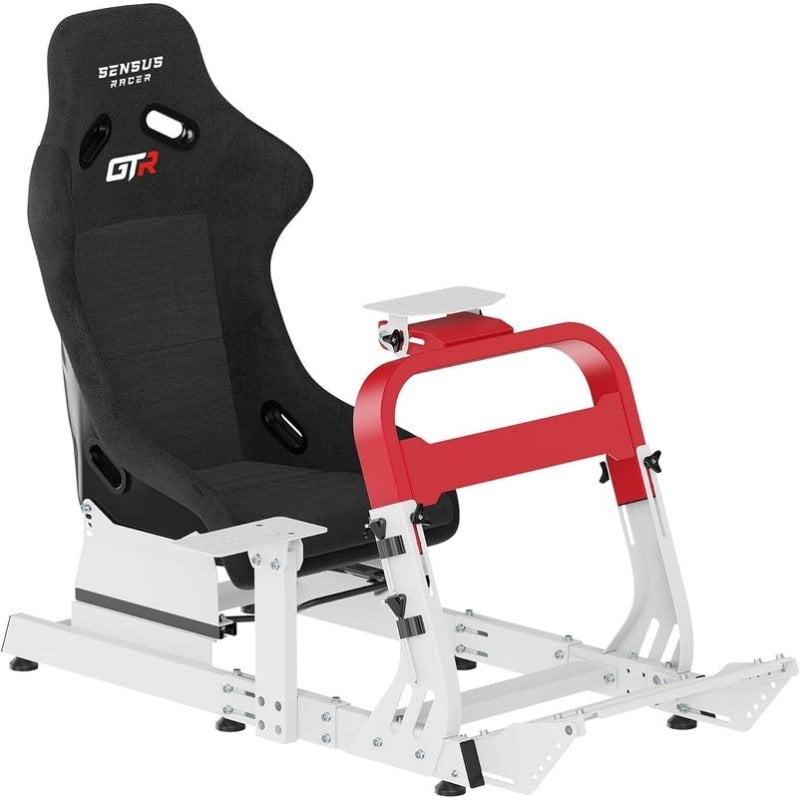 Cockpit Simracing Indeca Sensus Racer GTR Blanco Ajustable