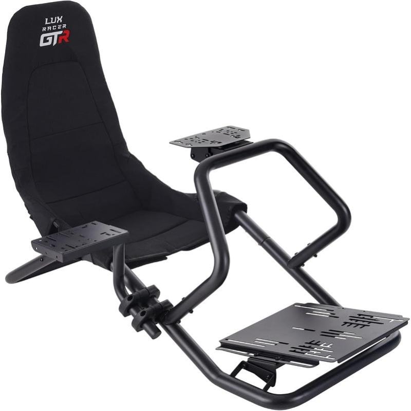 Cockpit Simracing Indeca Lux Racer GTR con Asiento y Soportes