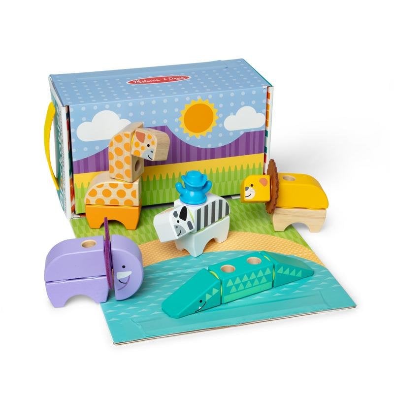 Spin Master Blockables Safari Animals Set de Construcción 6074903 34 piezas
