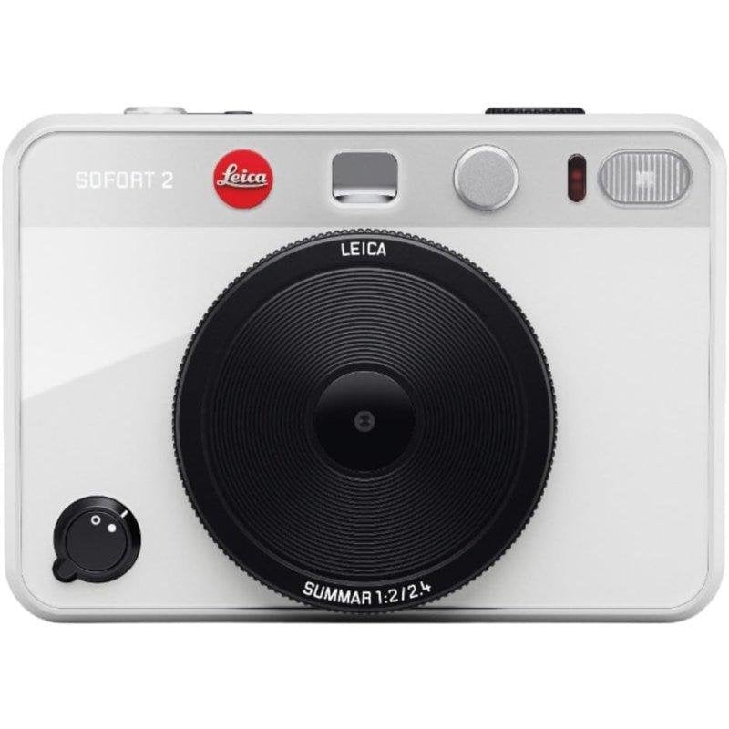 Cámara Instantánea Leica SOFORT 2 Flash 10 Estilos Creativos Híbrida Blanca