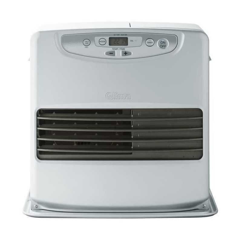 Calefactor de Queroseno Qlima SRE7037C 3700W con detector CO2 y temporizador