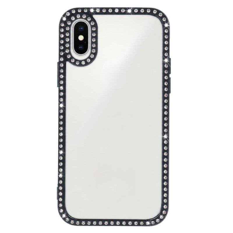 Funda para móvil La Casa de las Carcasas Bumper Perlitas Transparente Elegante para iPhone XR