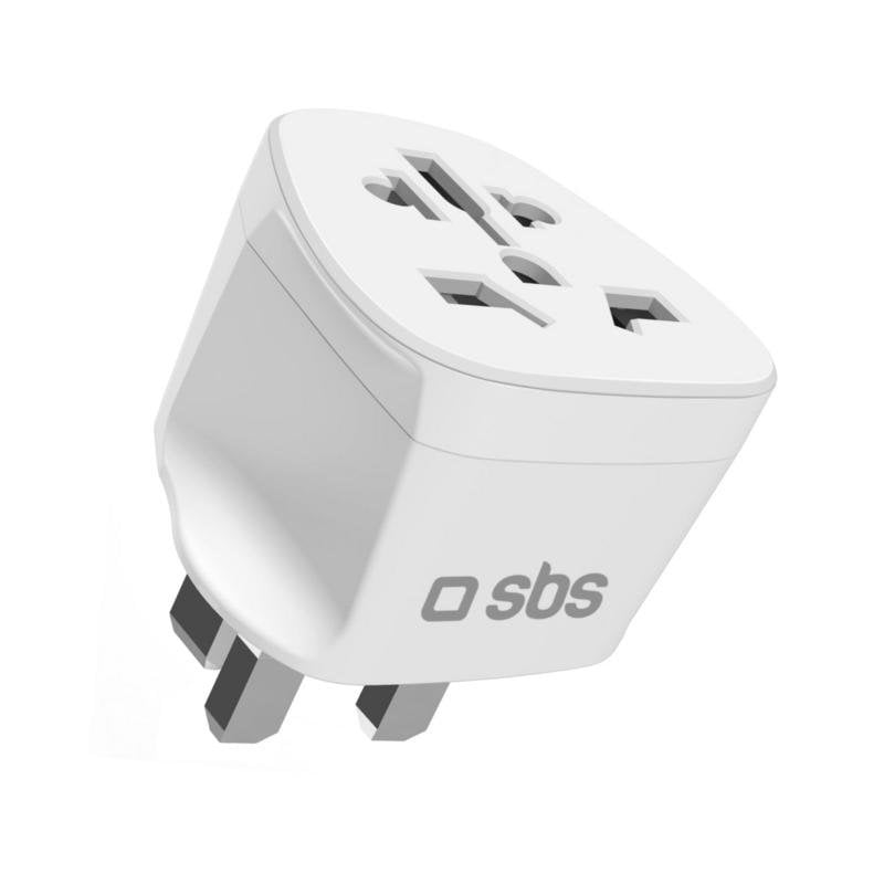 Adaptador universal SBS para enchufes ingleses y mundiales