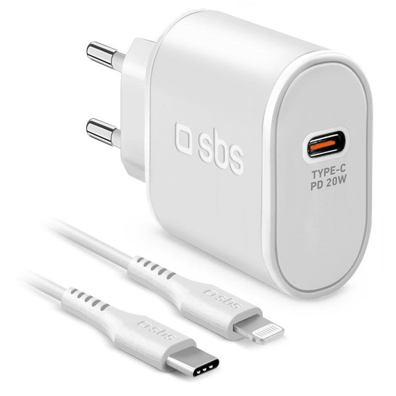 Cargador de Móvil SBS 20W USB-C a Lightning