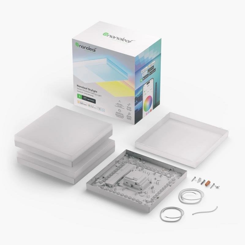 Plafón Inteligente Nanoleaf Skylight RGB Blanco 2700-6500K Wi-Fi