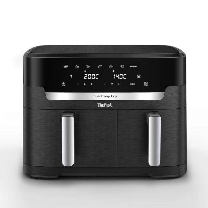 Friteuse Tefal EY9428E0 Air fryer Dual Easy Fry Cuisson synchronisée Capacité de 11 8 personnes - vue 2