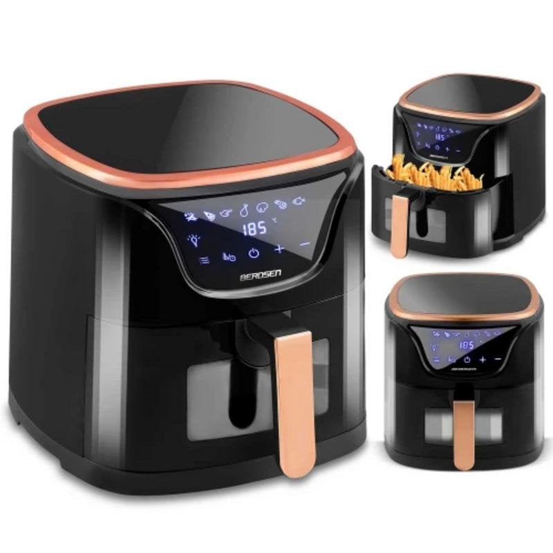 Fritadeira de Ar Berdsen BD-652 5L 1500W com 7 Programas e Ecrã Tátil