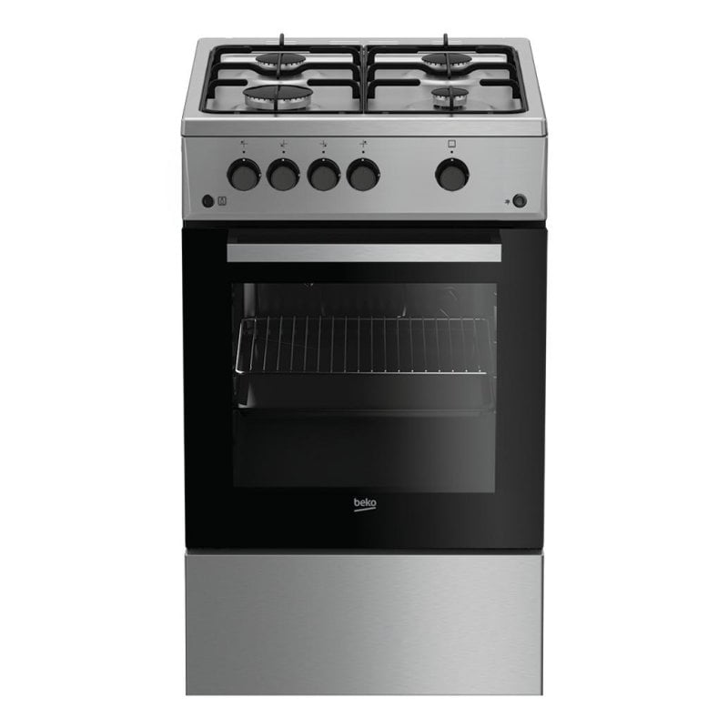 Cocina independiente Beko FSG52020FX Acero inoxidable 4 quemadores