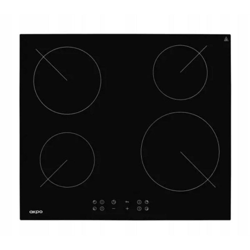Placa de cocina Akpo PKA 58008/2 4 zonas 6,5 kW Cerámica Táctil