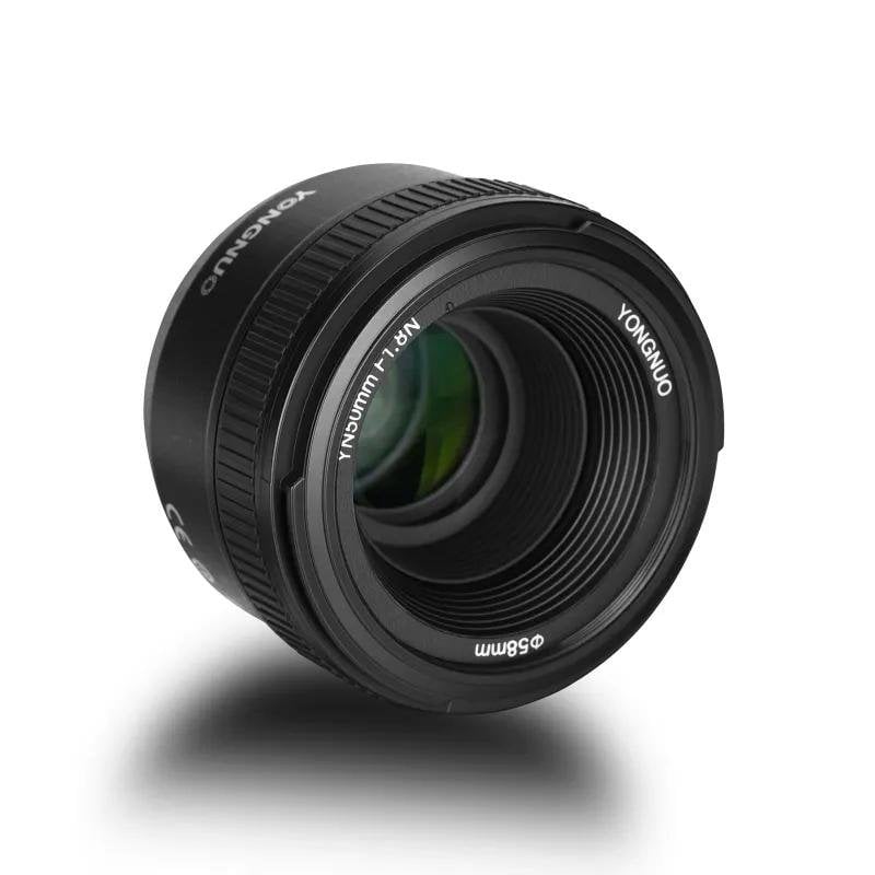 Objectif YongNuo YN 50 mm f1.8 pour Nikon F - vue 4