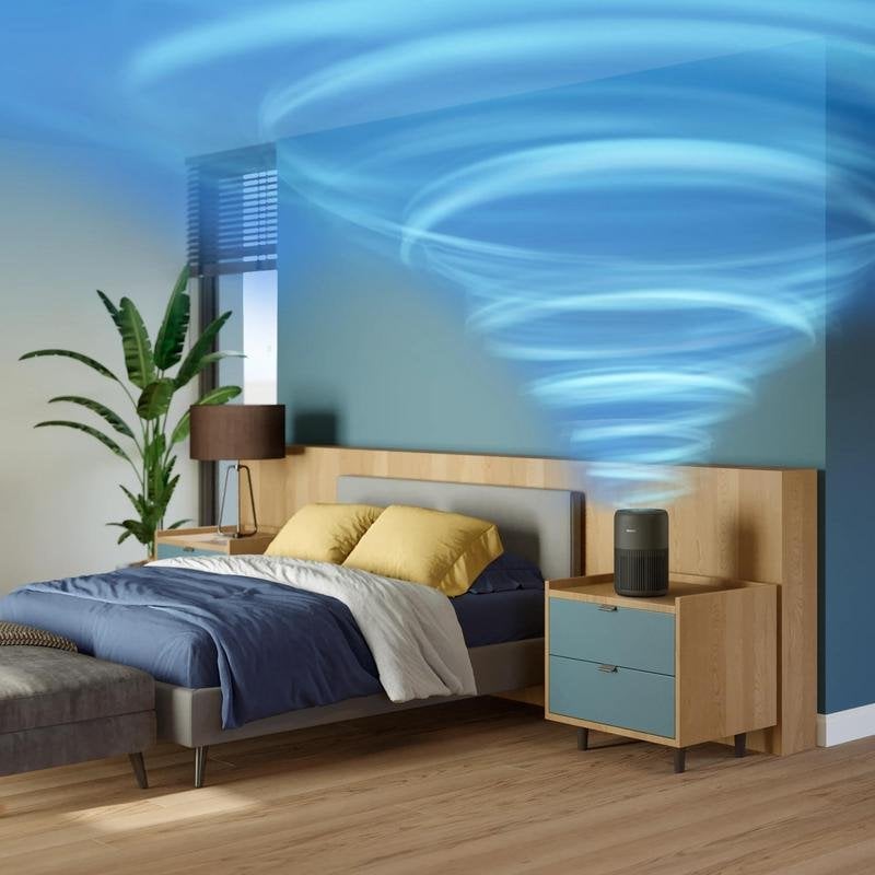Purificateur d'air Philips série 900 HEPA NanoProtect + filtre à actif CADR 250m³h pour 65m² silencieux intelligent et économe en énergie AC095113