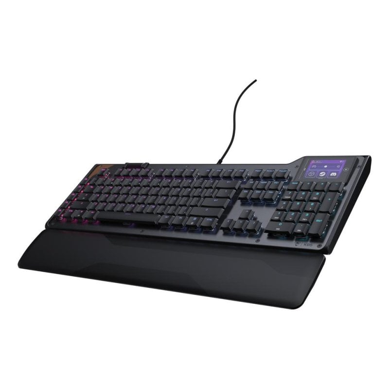 Clavier Turtle Beach Command KB5 avec switches Titan ultraplats et écran tactile 2,4" AZERTY français