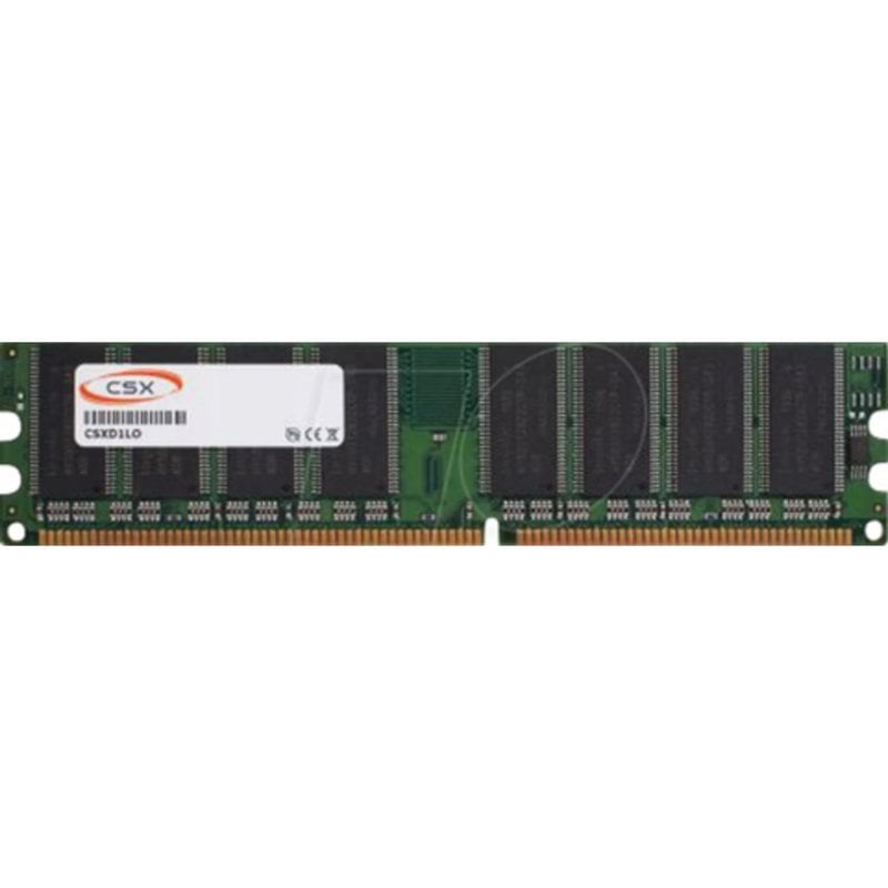 Memoria RAM CSX 1GB DDR-266 DIMM 266MHz 2100MT/s 184 pines 2,5V