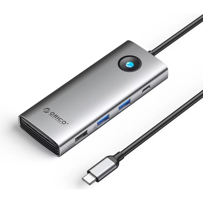 Estación de acoplamiento USB-C Orico PW11 8 puertos HDMI 2.0 VGA Ethernet