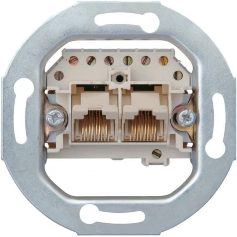 Conector ISDN Kopp EL KO DS UAE2P doble salida RJ11/12 y RJ45