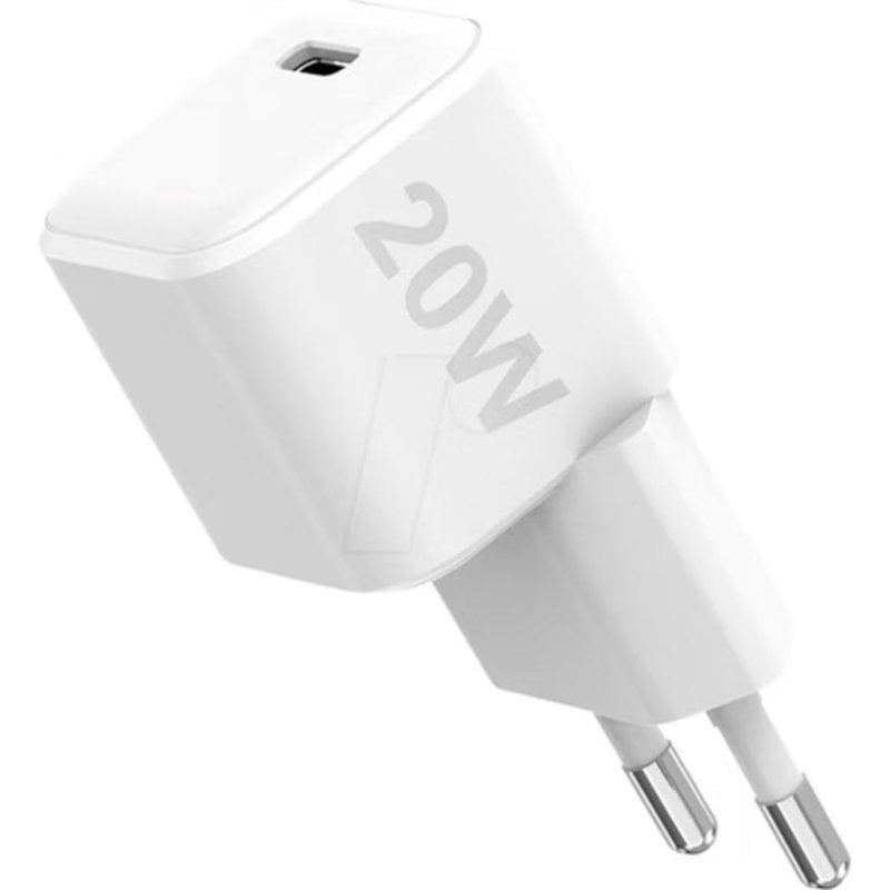 Cargador USB-C fontastic 20W GaN Power Delivery Blanco