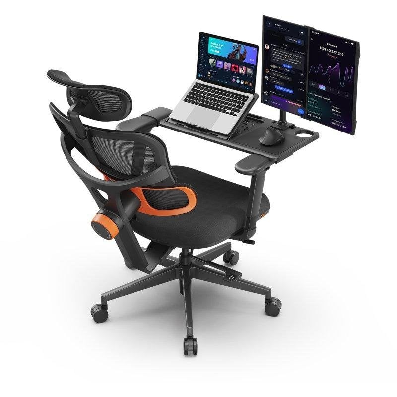 Silla Ergonómica Newtral NT001 Soporte Lumbar Adaptativo y Reposacabezas Ajustable