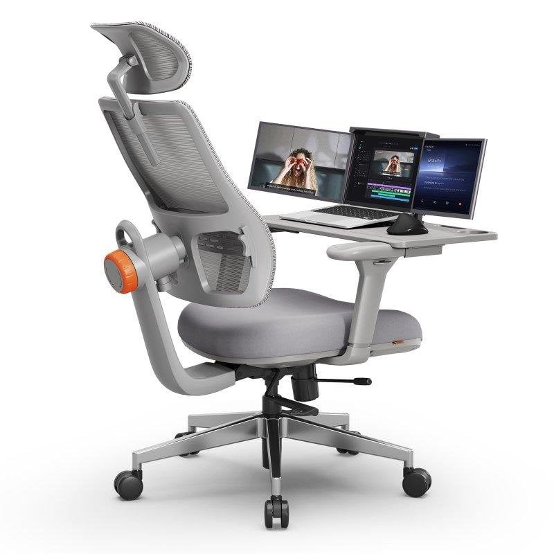 Silla Ergonómica Newtral MAGICH003G con Escritorio Desmontable