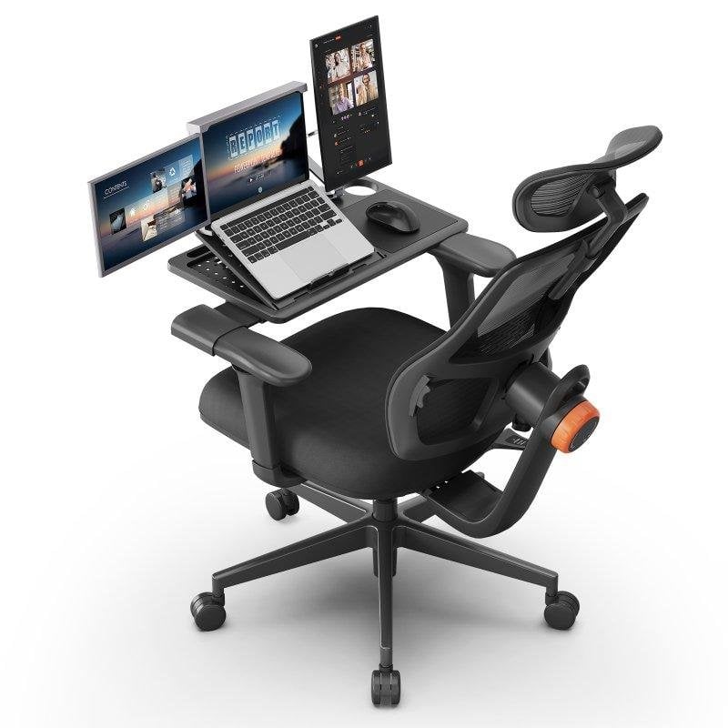 Silla Ergonómica Newtral MagicH003B con Escritorio Desmontable y Soporte Lumbar Adaptativo
