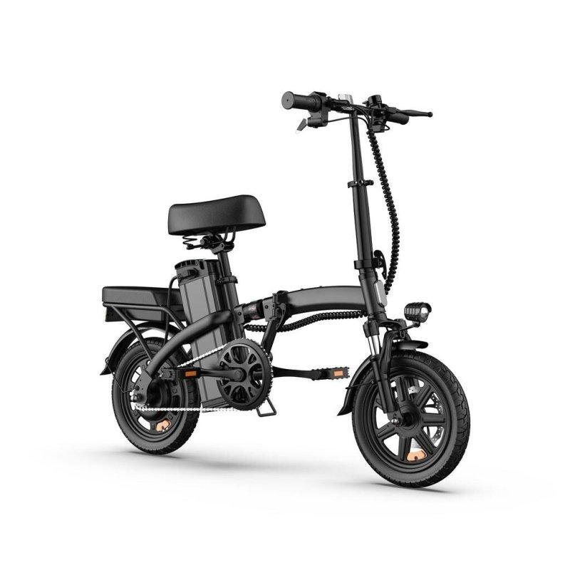 Bicicleta Eletrica Urlife F1L Preta 48V 7,5Ah Rodas 14pol