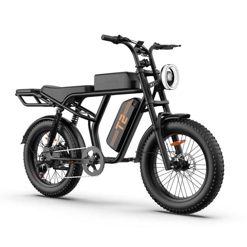 Bicicleta Eletrica Urlife T2 Preta 48V 15.6Ah Pneus 20x4.0
