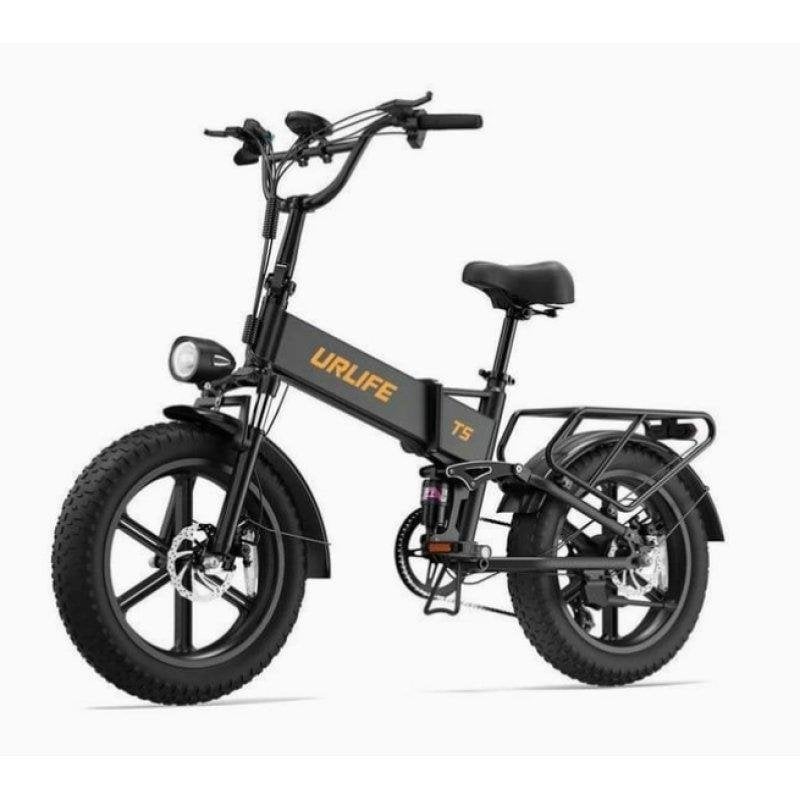 Bicicleta Eletrica Urlife T5 Preto Rodas Fat 20 x 4.0