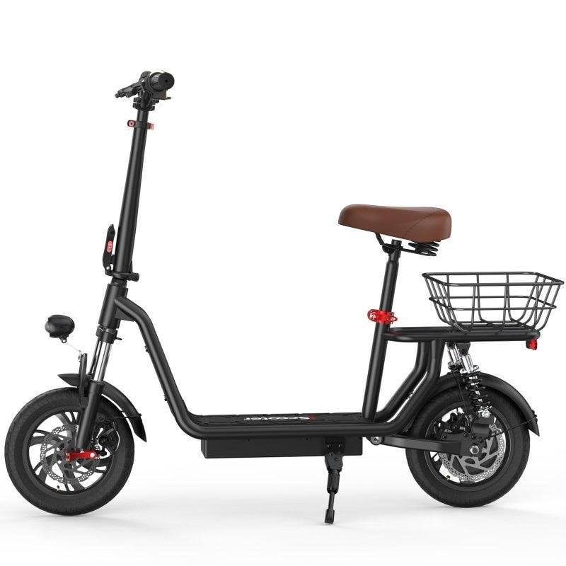 Patinete eléctrico iScooter i12 500W Autonomía 35km Ruedas 10" Negro