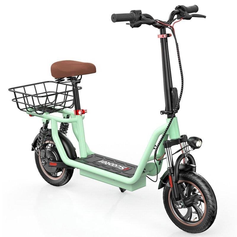Patinete eléctrico iScooter i12 500W Autonomía 35km Ruedas 10" Verde