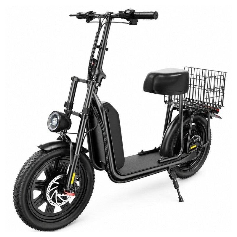 Patinete eléctrico iScooter F7 1000W Autonomía 72km Suspensión doble Negro