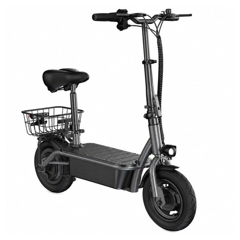 Patinete eléctrico iScooter F2 500W Autonomía 30km Frenos dobles Neumáticos 10" Negro