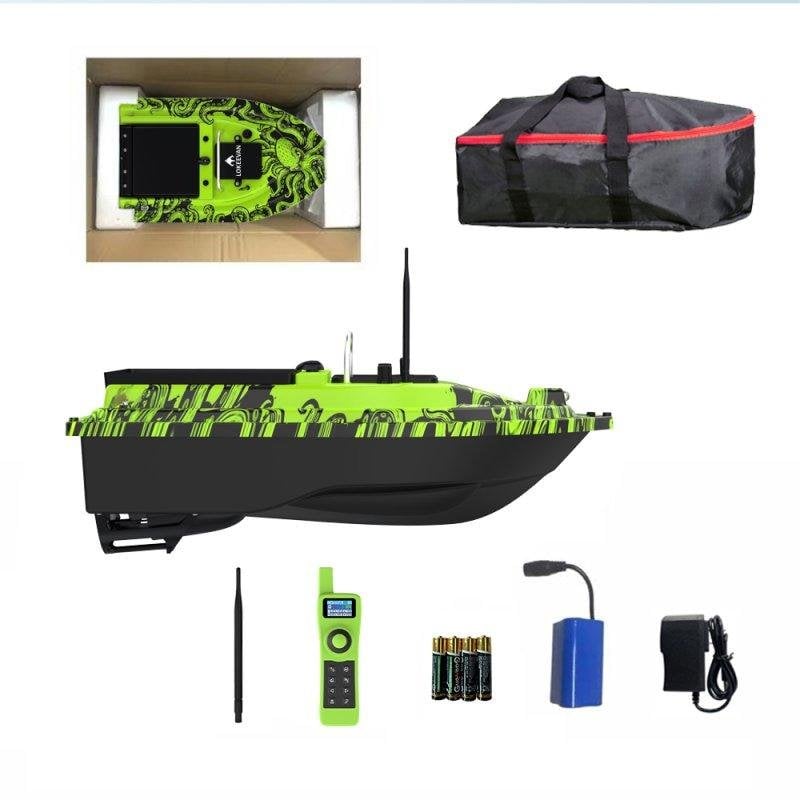 Barco cebador Lokeevan D32e GPS BeiDou retorno automático mando 2.4G alcance 500m