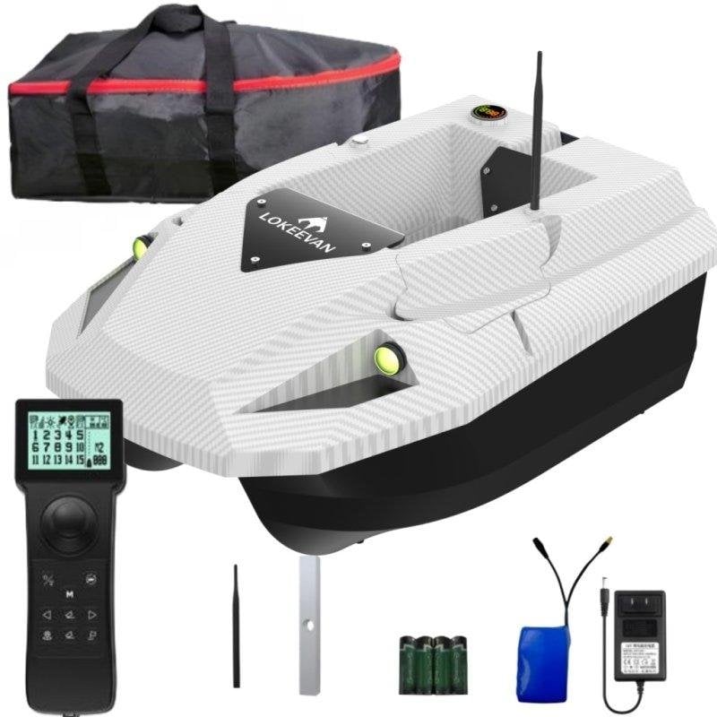 Barco Cebador Lokeevan D50E GPS BeiDou 600m Blanco