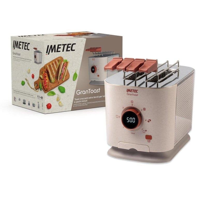 Tostador Imetec GranToast 600W 2 Ranuras XL Temporizador Digital