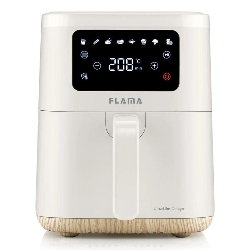 Friteuse sans Huile Flama 651FL 6L 2000W 8 programmes avec Minuterie digitale