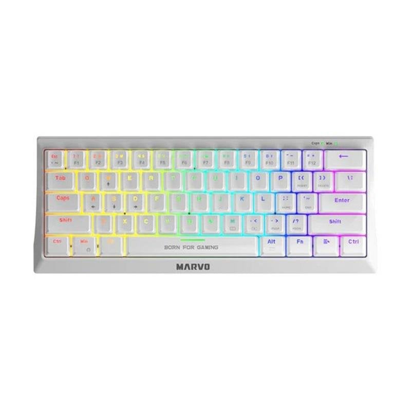 Teclado Marvo MA-KG962 mecánico compacto retroiluminado con switches azules